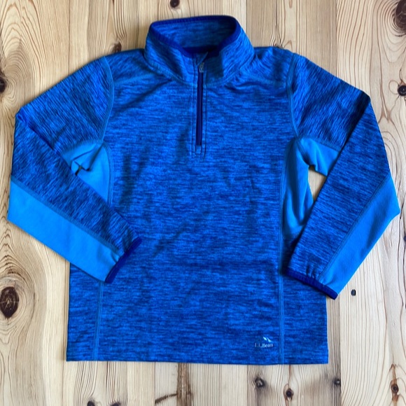 LL Bean Kid’s Tech Quarter Zip Top - Picture 1 of 4